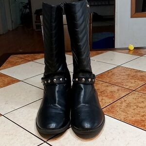 BCBGGIRLS boots, size 5, leather black,bought in 2023 for Christmas